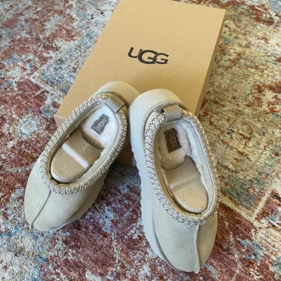 Ugg Tazz Tasman Platform Slippers Beautiful Mustard Seed - Picture 6 of 7